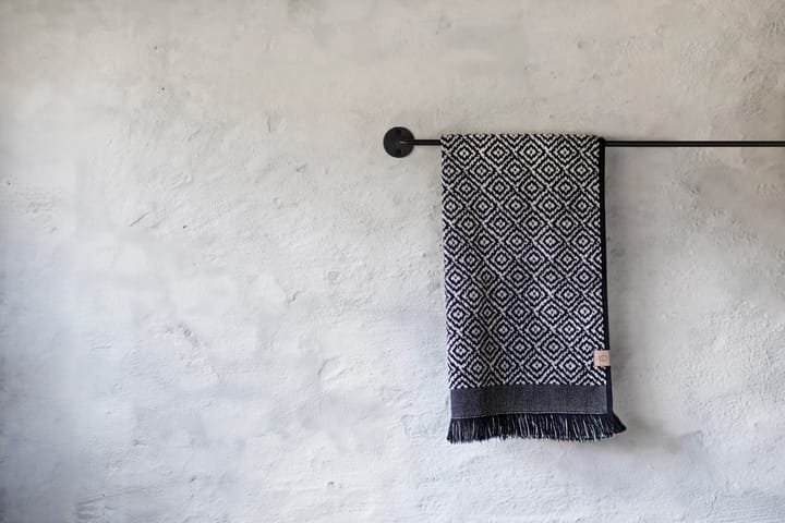 Morocco handdoek 70x140 cm - Black-white - Mette Ditmer