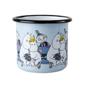 Little My, Moomin and Snorkmaiden emaille mok - 3,7 dl. - Muurla