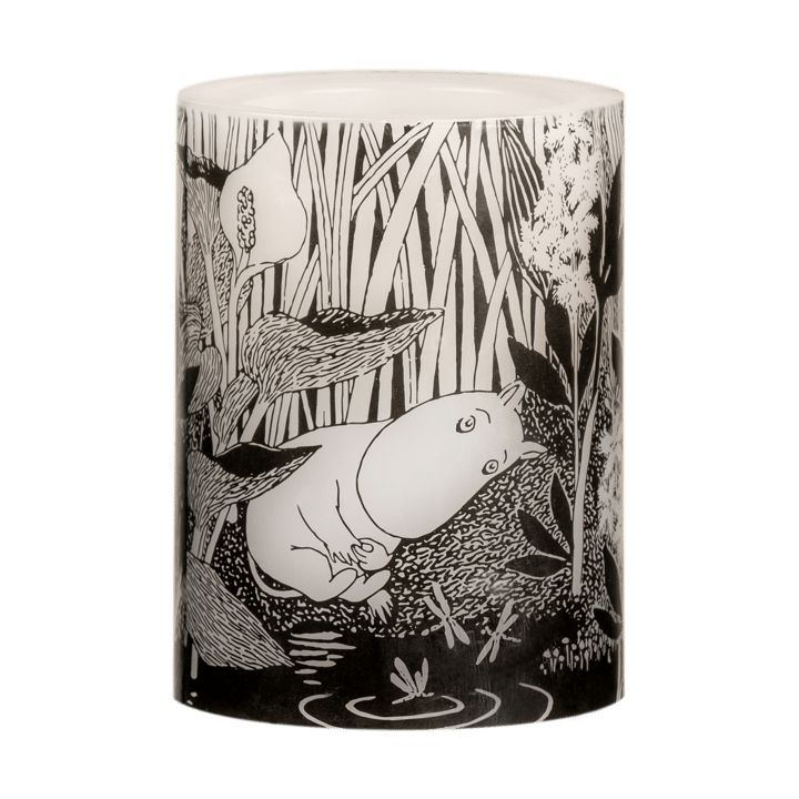 Moomin blokkaars LED 10 cm - The pond - Muurla