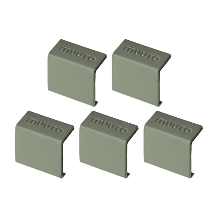 Mini stacked 2.0 clips - 5 pack - groen - Muuto