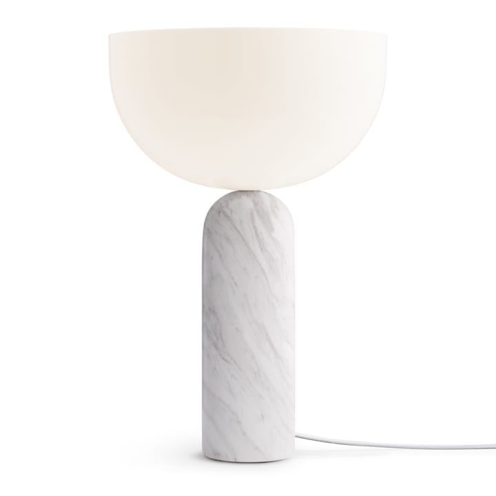Kizu tafellamp large - White marble - New Works