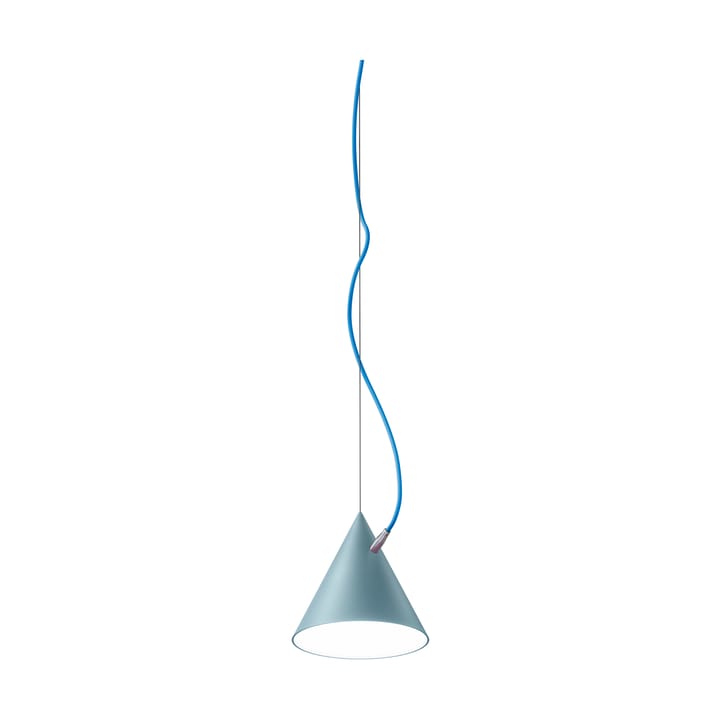 Castor hanglamp 20 cm - Pastelblauw-lichtblauw-zilver - Noon