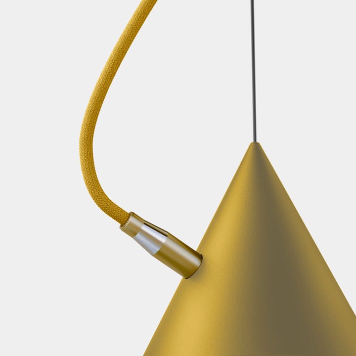 Castor hanglamp 40 cm - Goudgeel-zwavelgeel-messing - Noon