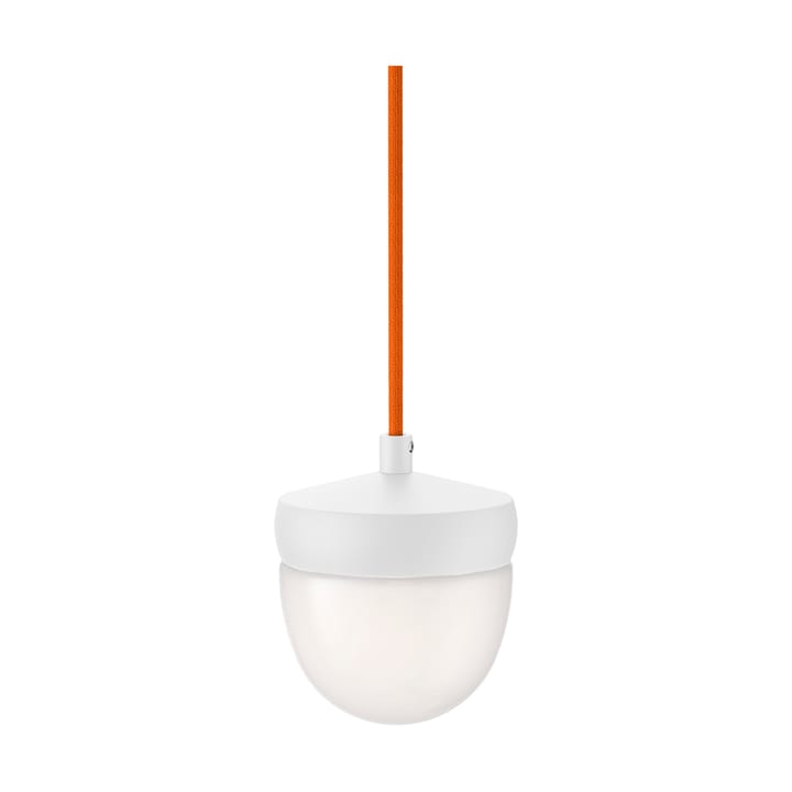Pan hanglamp frosted 10 cm - Wit-oranje - Noon