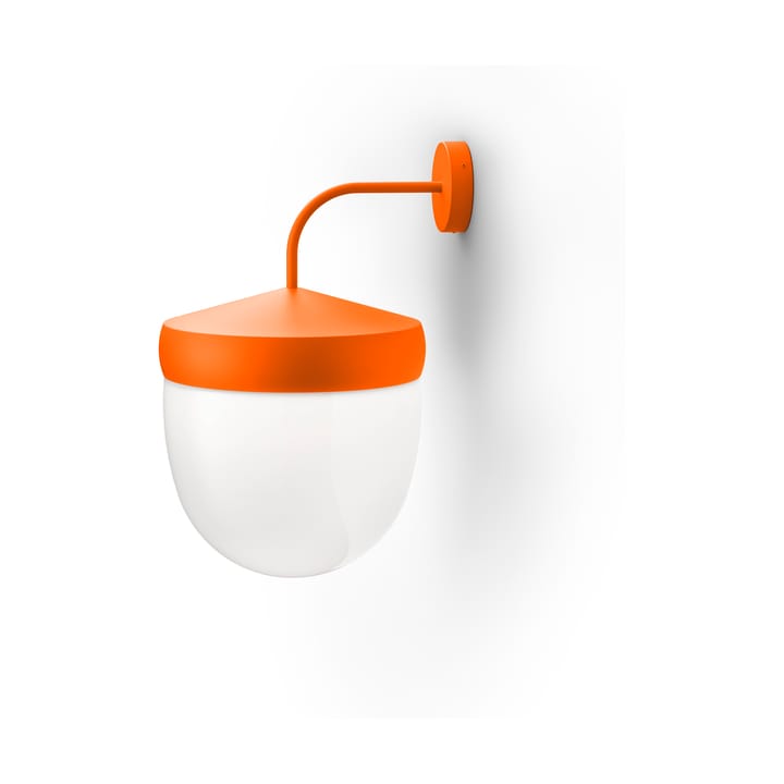 Pan wandlamp frosted 30 cm - Oranje - Noon