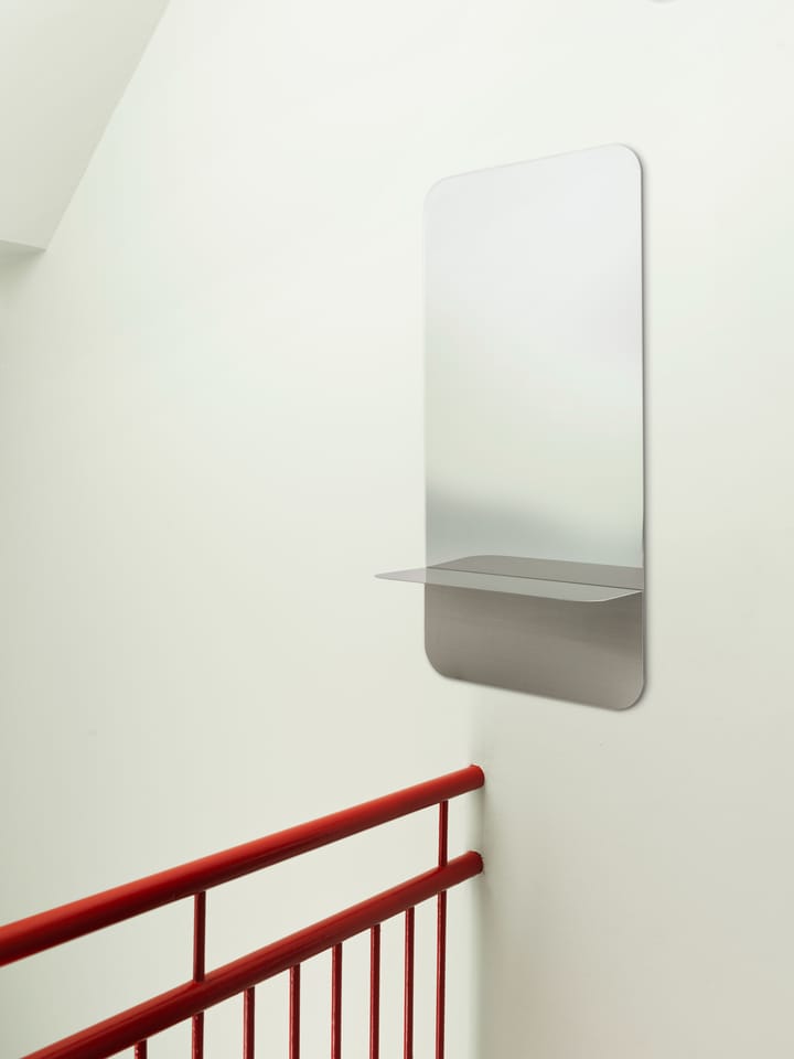 Horizon verticale spiegel 40x80 cm - Roestvrij staal - Normann Copenhagen