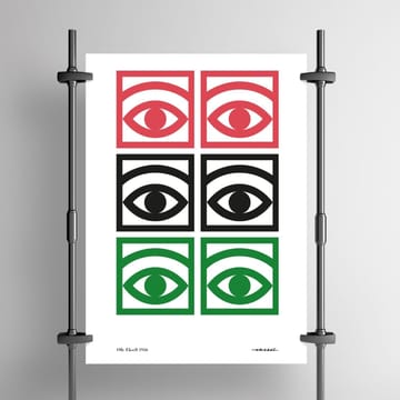 Ögon color poster - 50x70cm - Olle Eksell