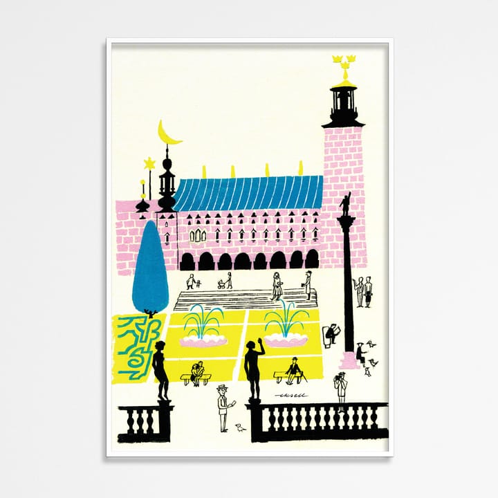 Stockholm City Hall poster - 50x70cm - Olle Eksell