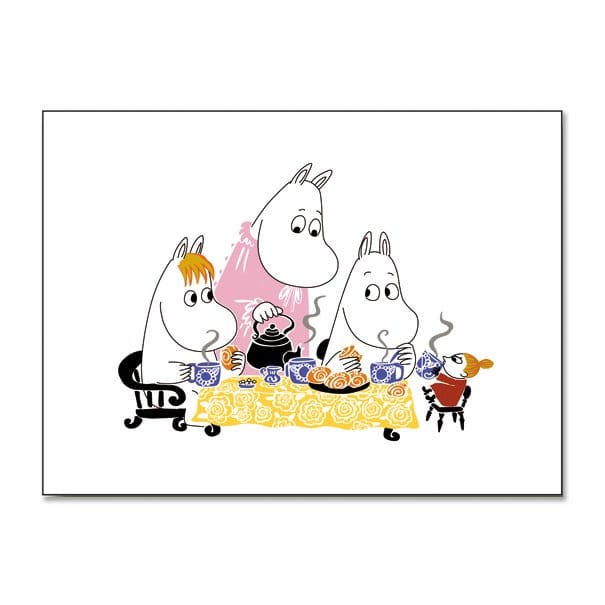 Moomin theeparty placemat - wit - Opto Design