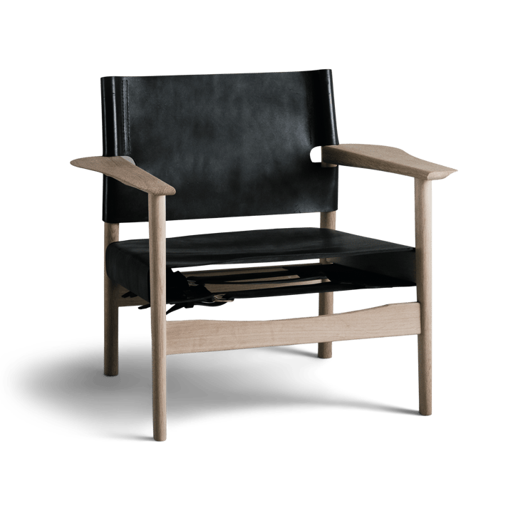 Autumn Chair fauteuil zeepbehandeld eikenframe - Zwart - OX Denmarq