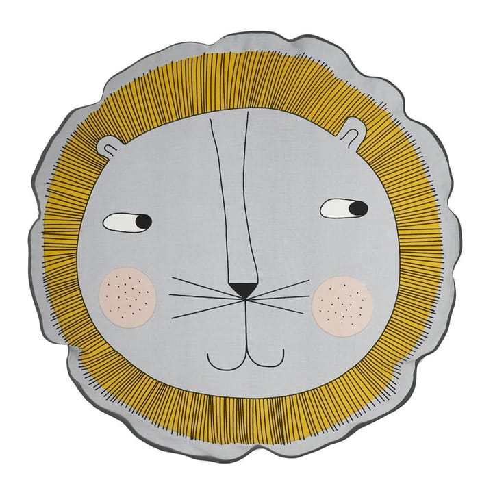 OYOY dierenkussen - leeuw (grijs) - OYOY