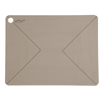 Oyoy placemats met print 2-pack - Clay - OYOY
