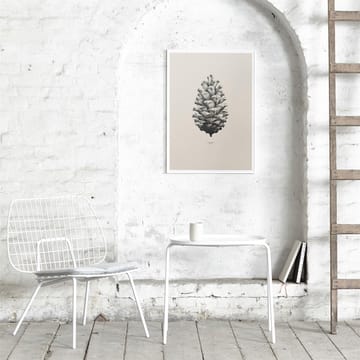 1:1 Pine cone poster - zand - 50 x 70 cm. - Paper Collective