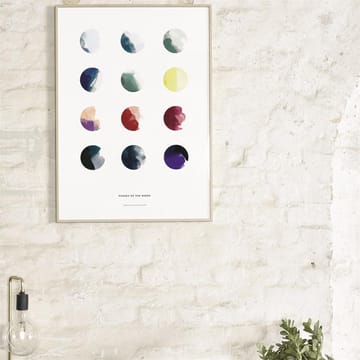 Moon phases poster - 50 x 70 cm. - Paper Collective