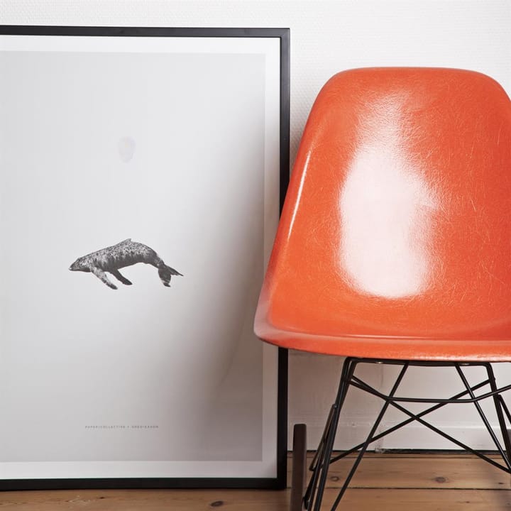 Whale reprise poster - 50 x 70 cm. - Paper Collective