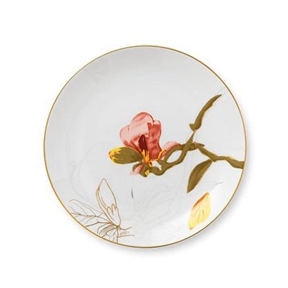 Flora bord Ø 22 cm. - magnolia - Royal Copenhagen