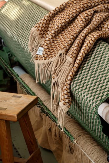 Isak deken 150x210 cm - Chestnut - Røros Tweed