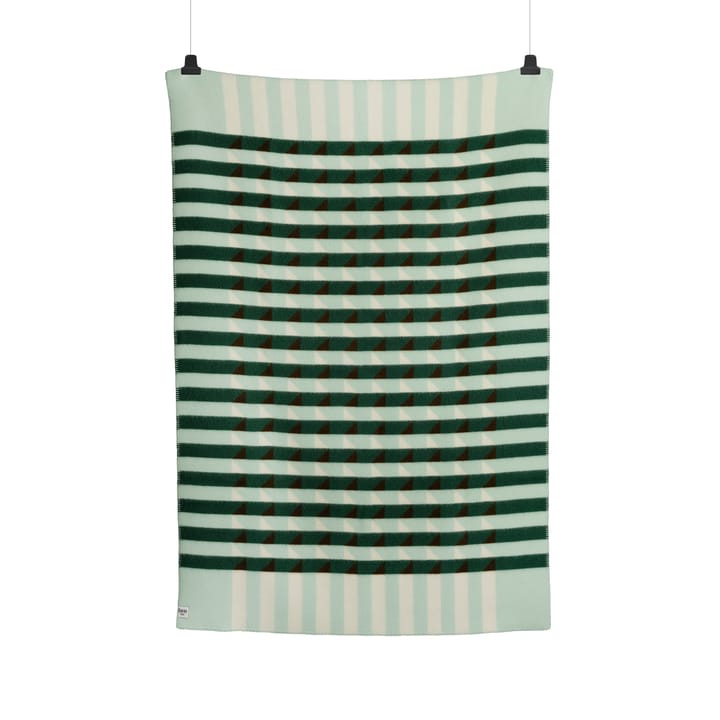 Kvam deken 135x200 cm - Green - Røros Tweed