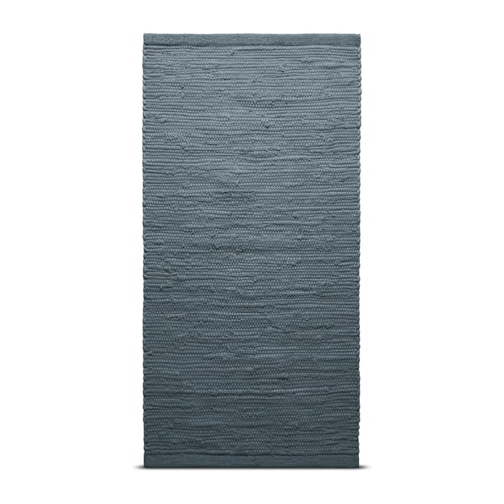 Cotton vloerkleed 170 x 240 cm. - steel grey (grijs) - Rug Solid
