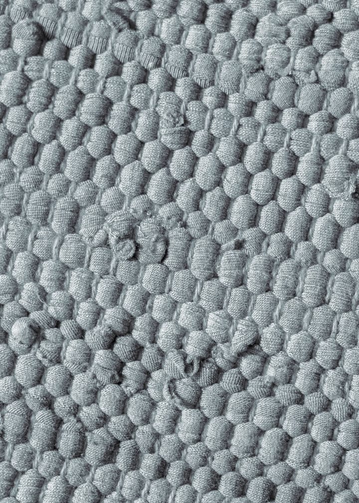 Cotton vloerkleed 60 x 90 cm. - light grey (lichtgrijs) - Rug Solid