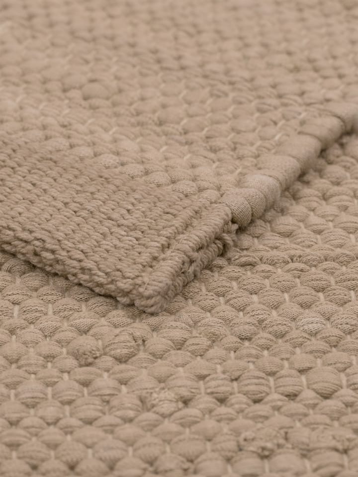 Cotton vloerkleed 75 x 200 cm. - Nougat - Rug Solid
