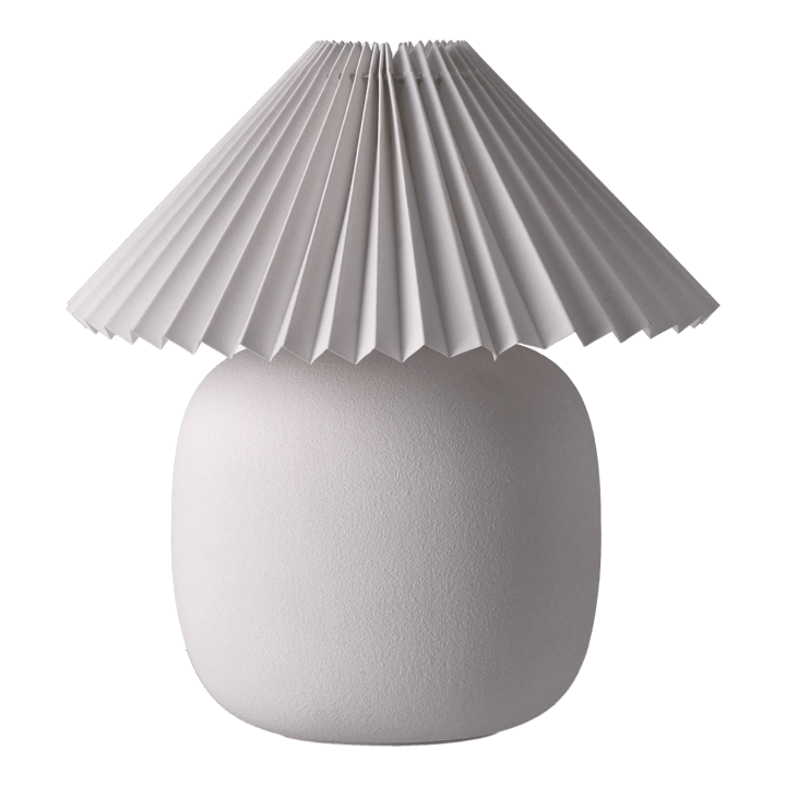 Boulder tafellamp 29 cm white-pleated white - undefined - Scandi Living