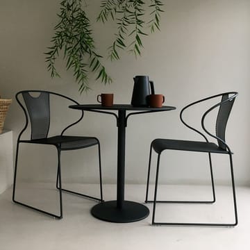 Piazza stoel met armleuningen - lichtgrijs - SMD Design