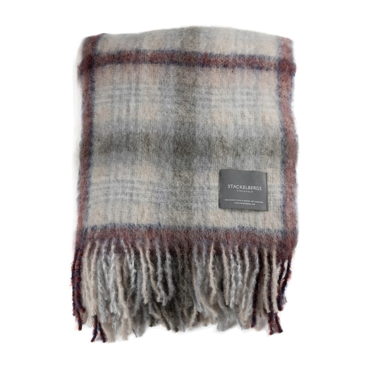 Mohair plaid - Camel-beige & fired earth - Stackelbergs