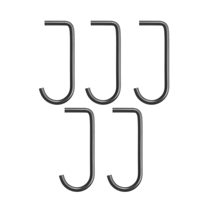 String j-haak - zwart, 5-pack - String