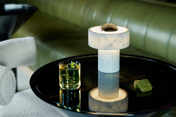 Stone Portable LED tafellamp 19 cm - Marmer - Tom Dixon