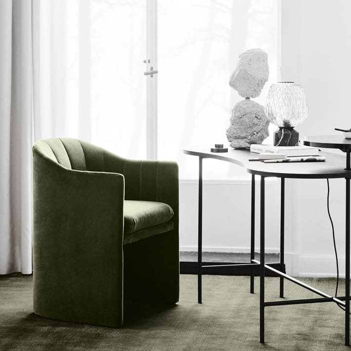 Loafer SC24 stoel - stof velvet pine - &Tradition