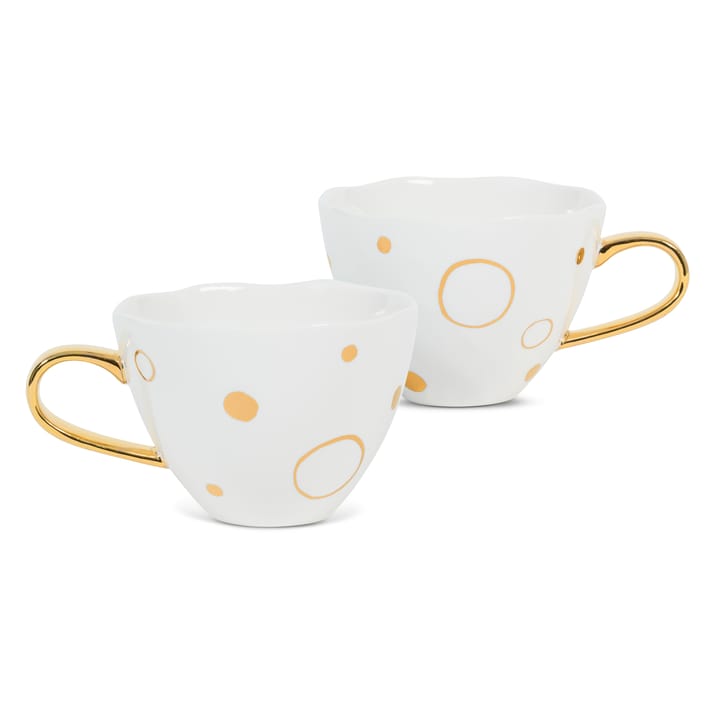 Good Morning beker goud Special Edition 2-pack - Circle Gold - URBAN NATURE CULTURE