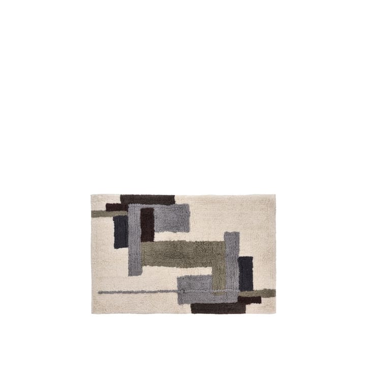 Laerk vloerkleed - Grijs/offwhite, 70x110 cm - Villa Collection