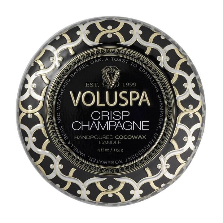 Maison Noir Mini Tin geurkaars 25 uur - Crisp Champagne - Voluspa